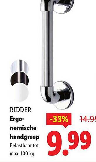 Ergonomische handgreep