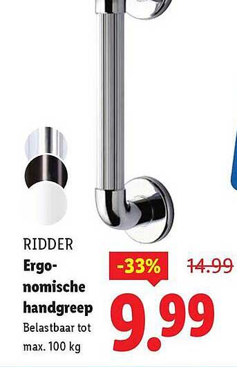 Ergonomische handgreep