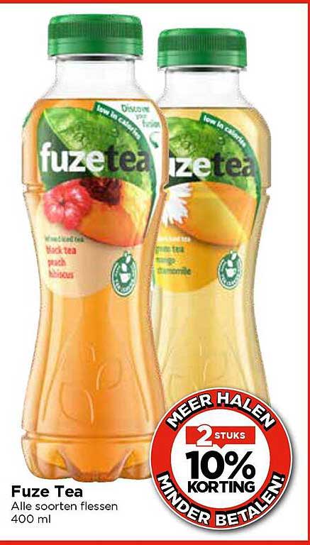 Fuze Tea - Alle soorten flessen 400 ml