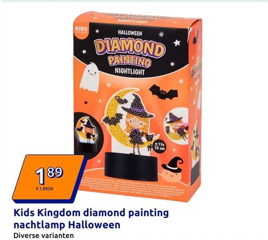 Kids Kingdom diamond painting nachtlamp Halloween