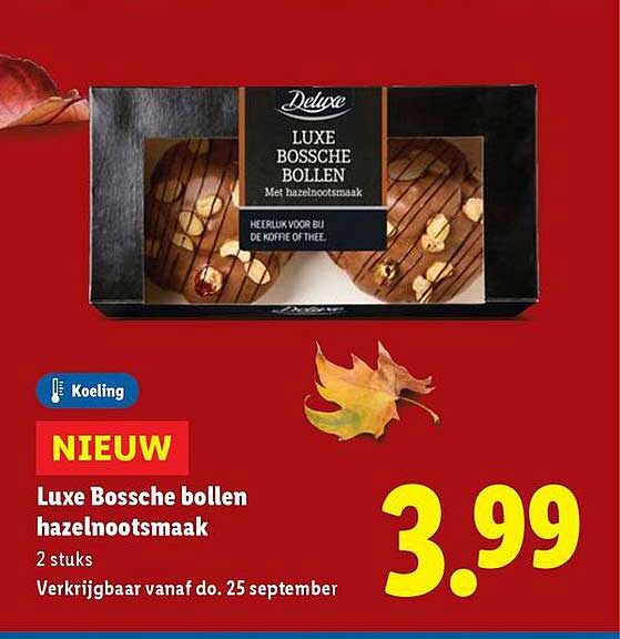 Luxe Bossche bollen hazelnootsmaak