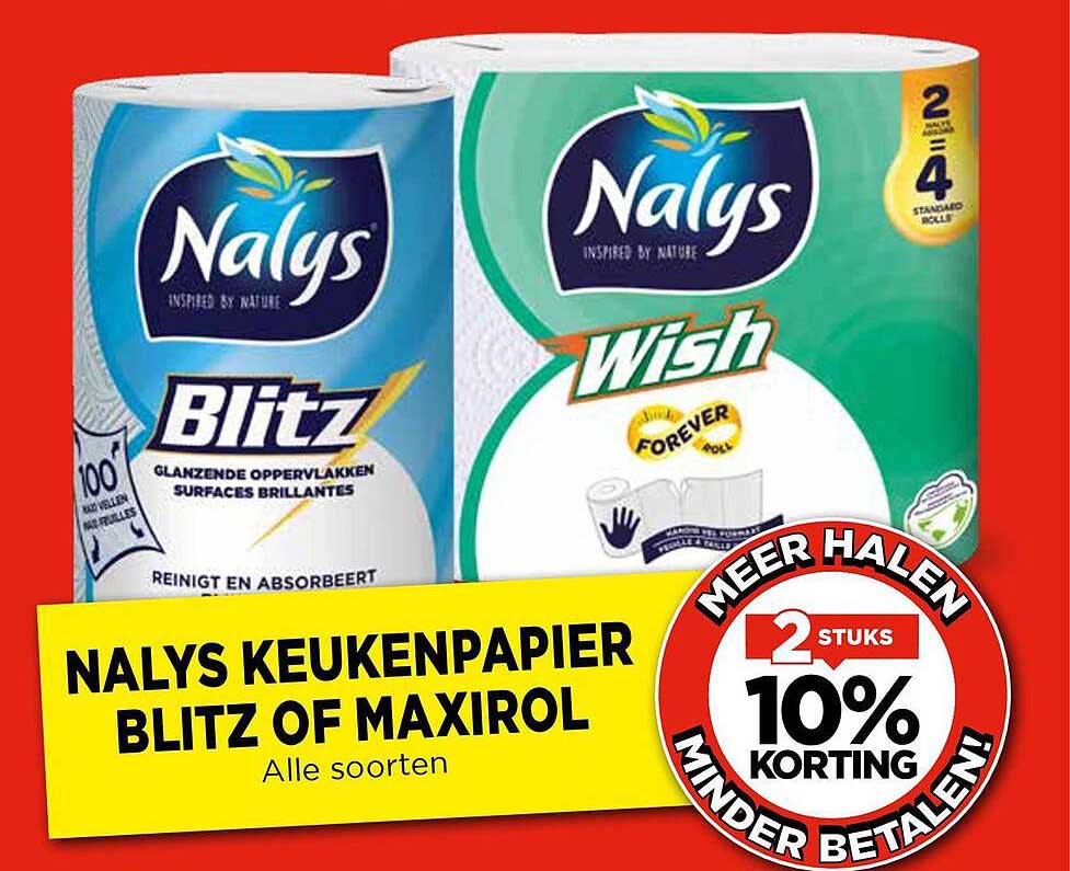 NALYS KEUKENPAPIER BLITZ OF MAXIROL