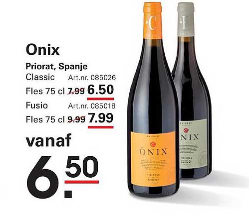 Onix Priorat, Spanje Classic Fles 75 cl