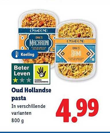 Oud Hollandse pasta