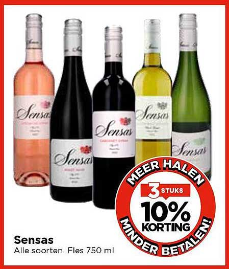 Sensas - Alle soorten. Fles 750 ml