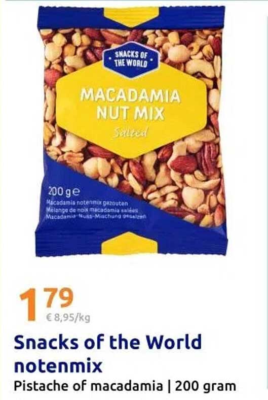 Snacks of the World notenmix