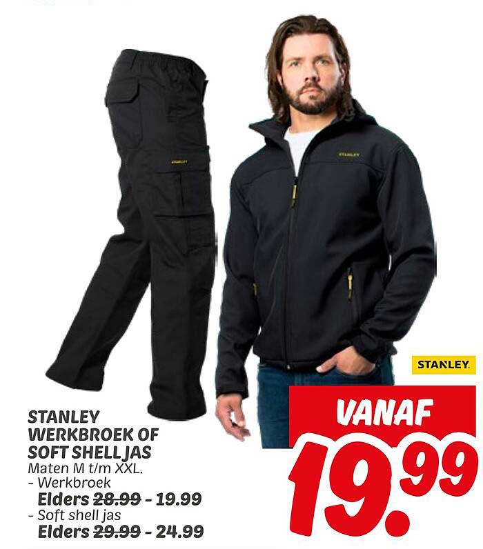 STANLEY WERKBROEK OF SOFT SHELLJAS