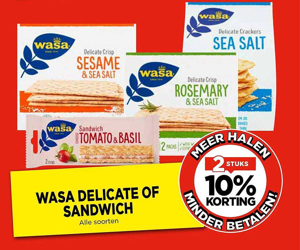 WASA DELICATE OF SANDWICH