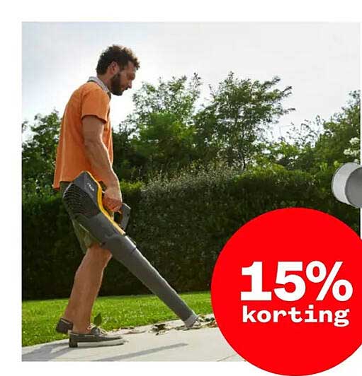 15% korting