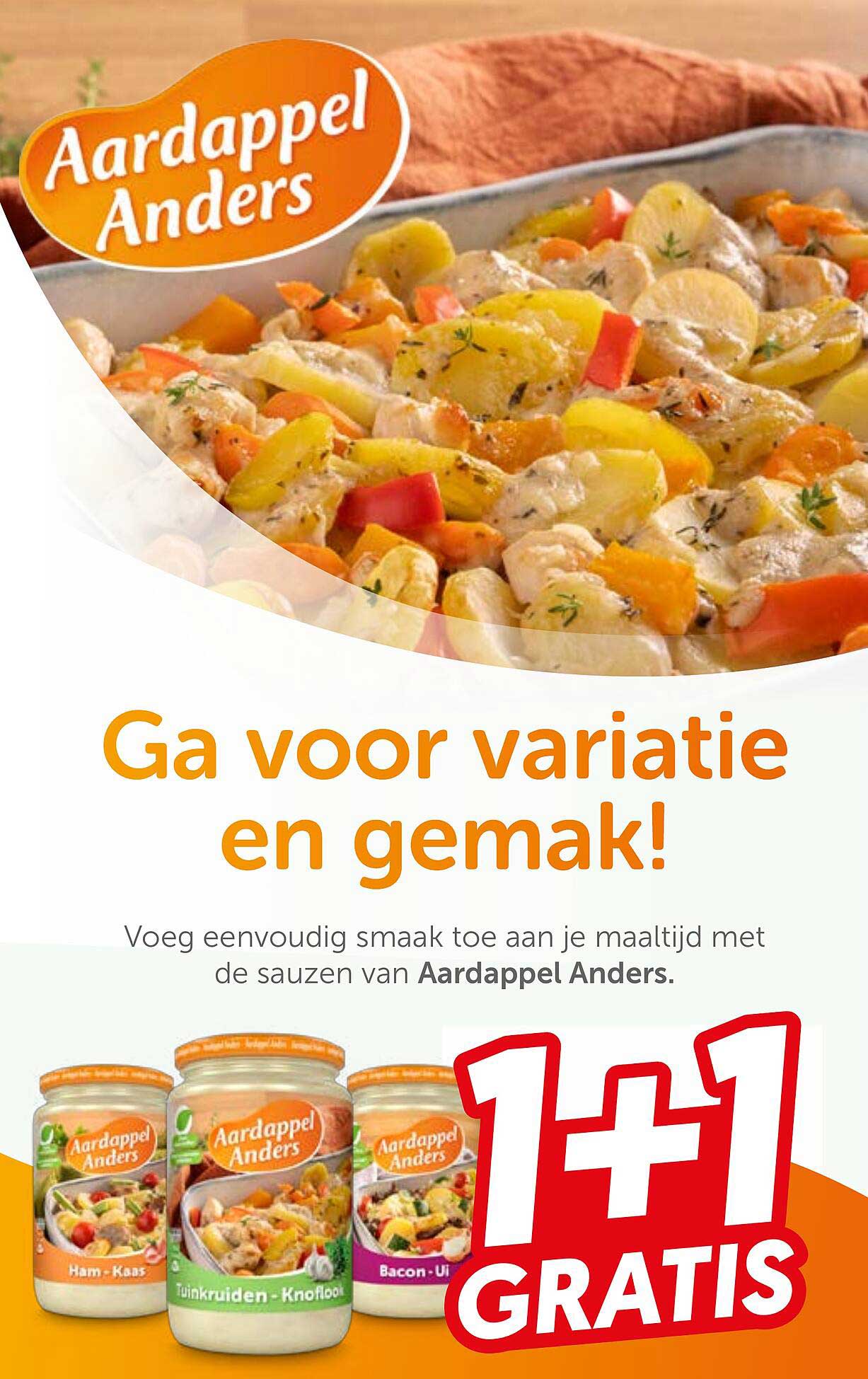 Aardappel Anders 1+1 GRATIS