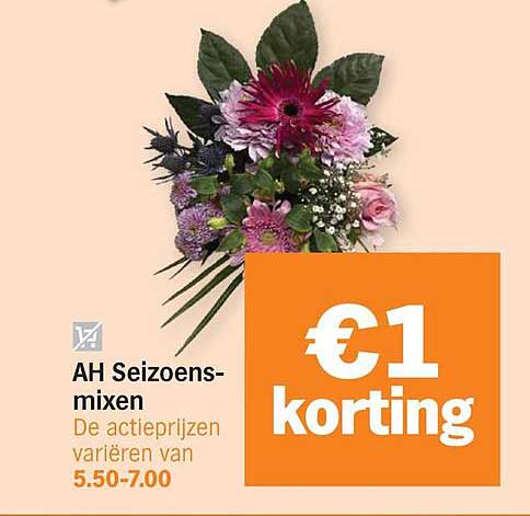AH Seizoensmixen €1 korting