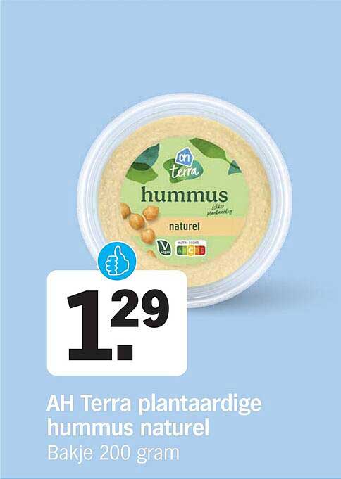 AH Terra plantaardige hummus naturel