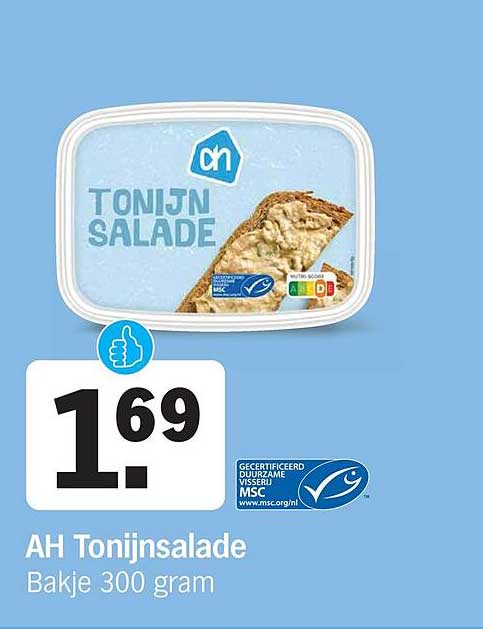 AH Tonijnsalade Bakje 300 gram