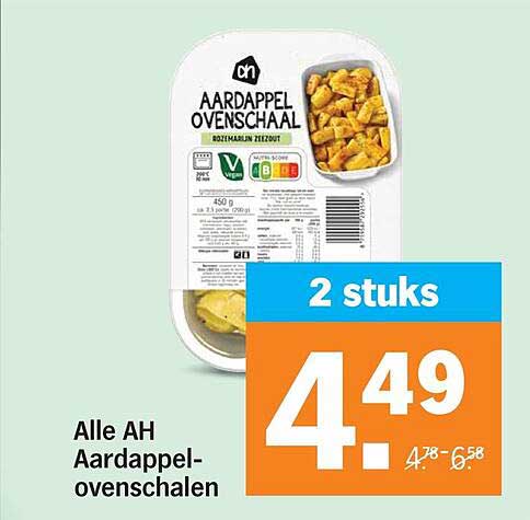 Alle AH Aardappel-ovenschalen 2 stuks