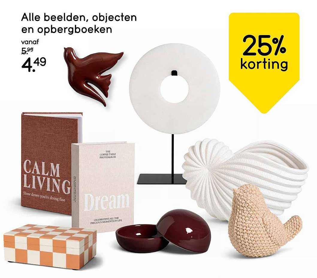 Alle beelden, objecten en opbergboeken