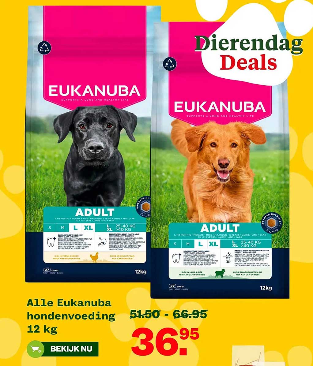 Alle Eukanuba hondenvoeding 12 kg