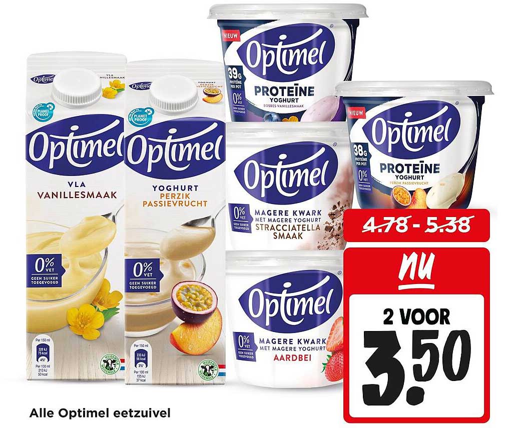 Alle Optimel eetzuivel 2 voor 3.50