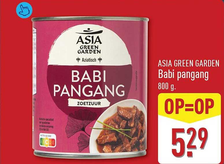 ASIA GREEN GARDEN Babi pangang 800 g OP=OP