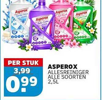 ASPEROX ALLESREINIGER ALLE SOORTEN 2,5L