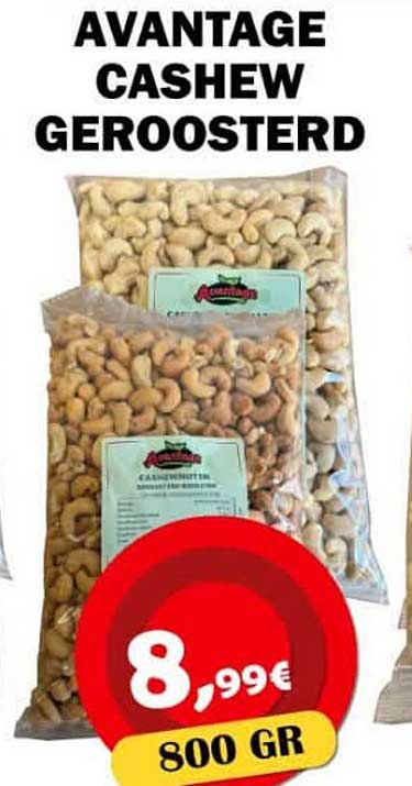 AVANTAGE CASHEW GEROOSTERD
