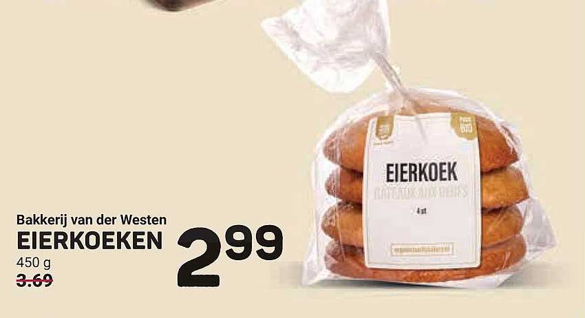 Bakkerij van der Westen EIERKOEKEN 450 g
