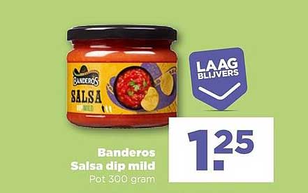 Banderos Salsa dip mild Pot 300 gram