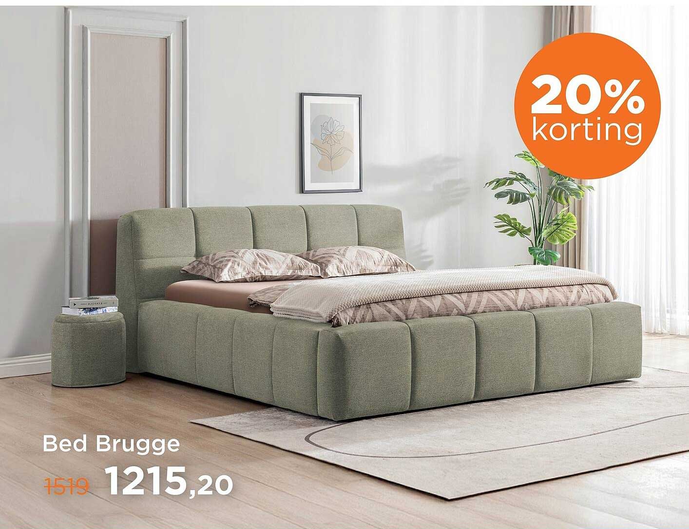 Bed Brugge 20% korting