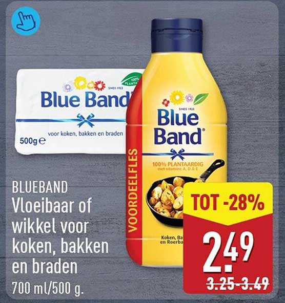 BLUEBAND Vloeibaar of wikkel voor koken, bakken en braden TOT -28%