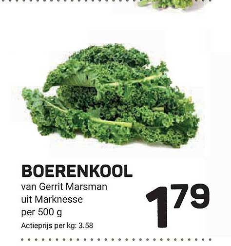 BOERENKOOL van Gerrit Marsman uit Markense per 500 g