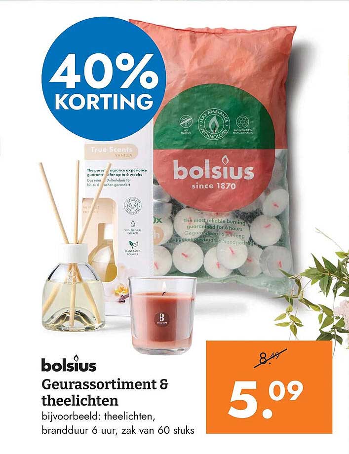 bolsius Geurassortiment & theelichten