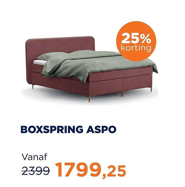 BOXSPRING ASPO 25% korting