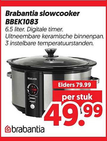 Brabantia slowcooker BBEK1083
