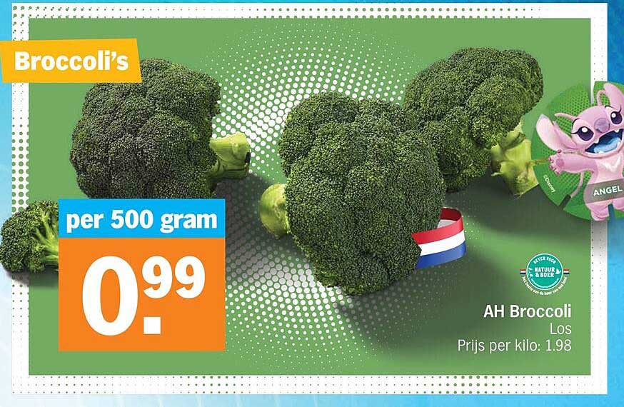 Broccoli's per 500 gram