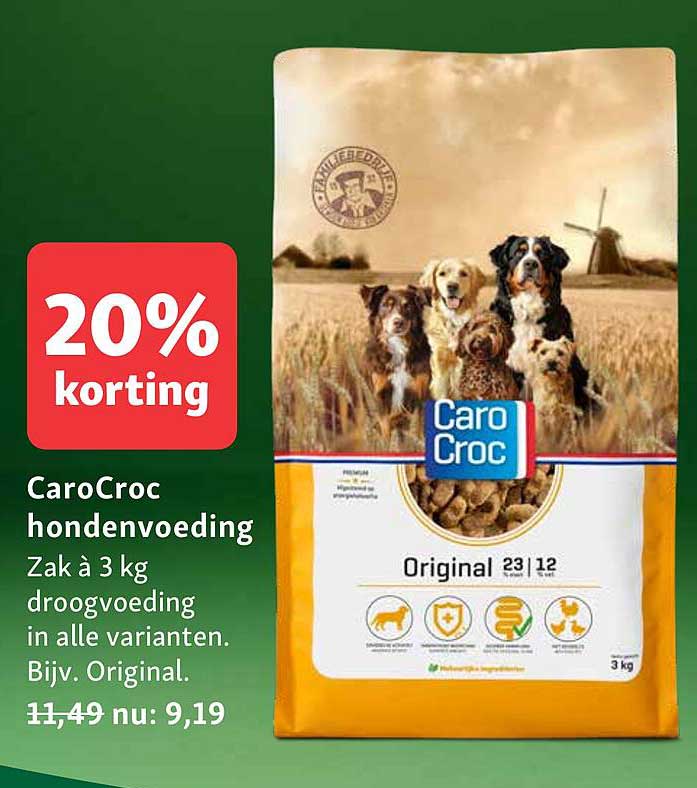 CaroCroc hondenvoeding