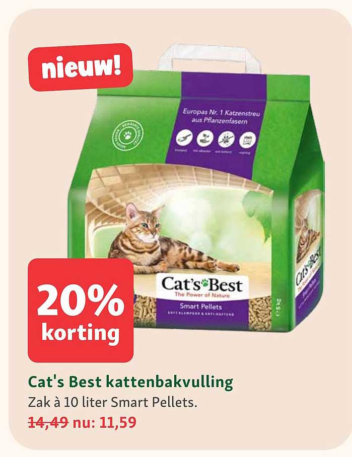 Cat's Best kattenbakvulling