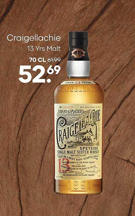 Craigellachie 13 Yrs Malt 70 cl