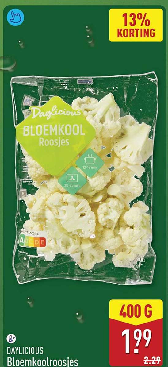 Daylicious Bloemkoolroosjes 13% korting