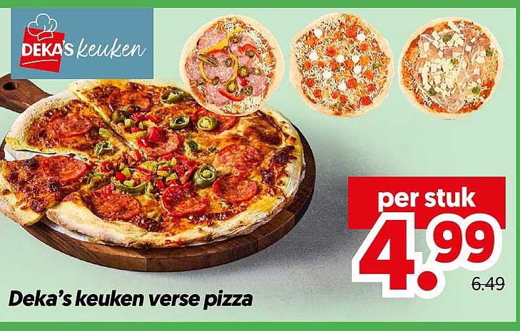Deka’s keuken verse pizza