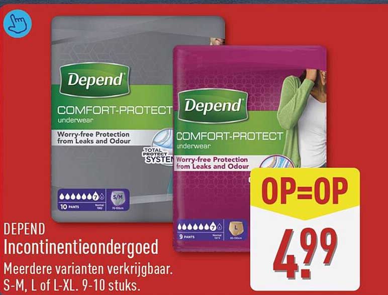 DEPEND Incontinentieondergoed
