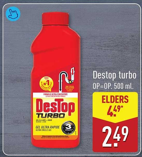 Destop turbo OP=OP. 500 ml. ELDERS 4.49*