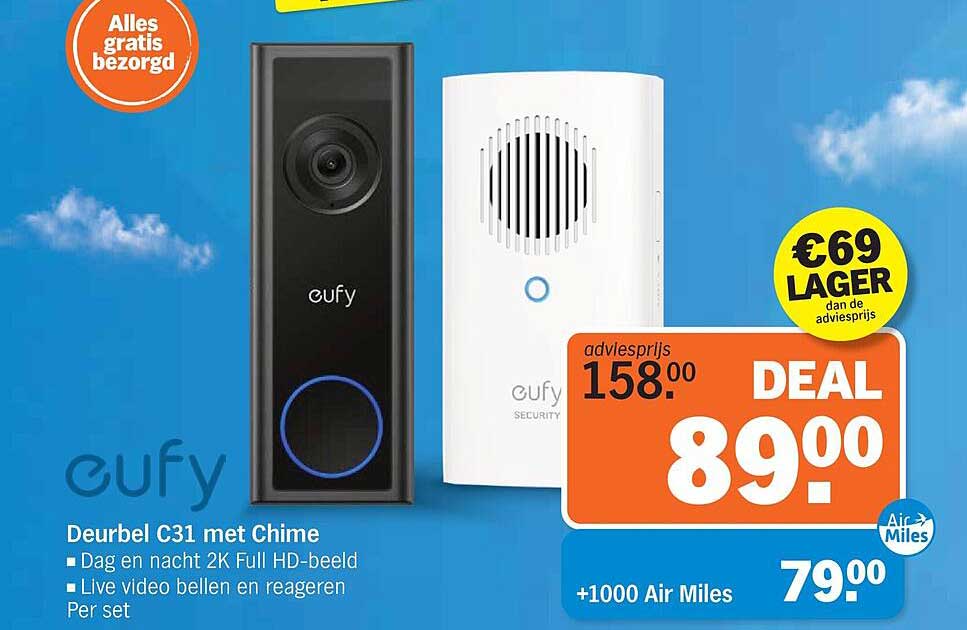 Deurbel C31 met Chime