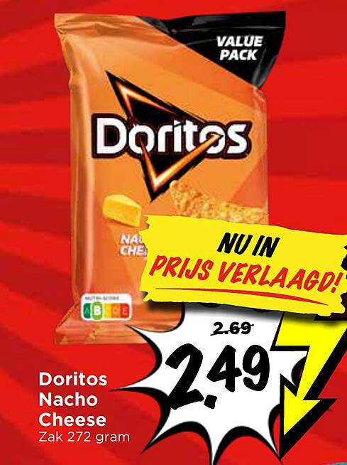 Doritos Nacho Cheese Zak 272 gram