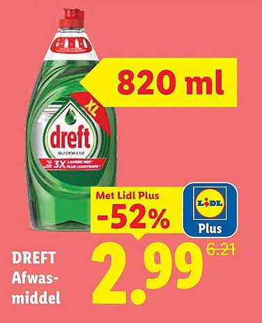 DREFT Afwasmiddel 820 ml