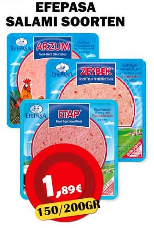 EEFASA SALAMI SOORTEN