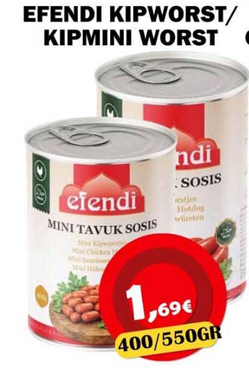 EFENDI KIPWORST/KIPMINI WORST