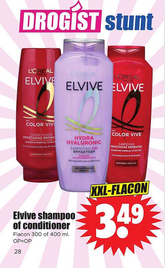 Elvive shampoo of conditioner XXL-FLACON