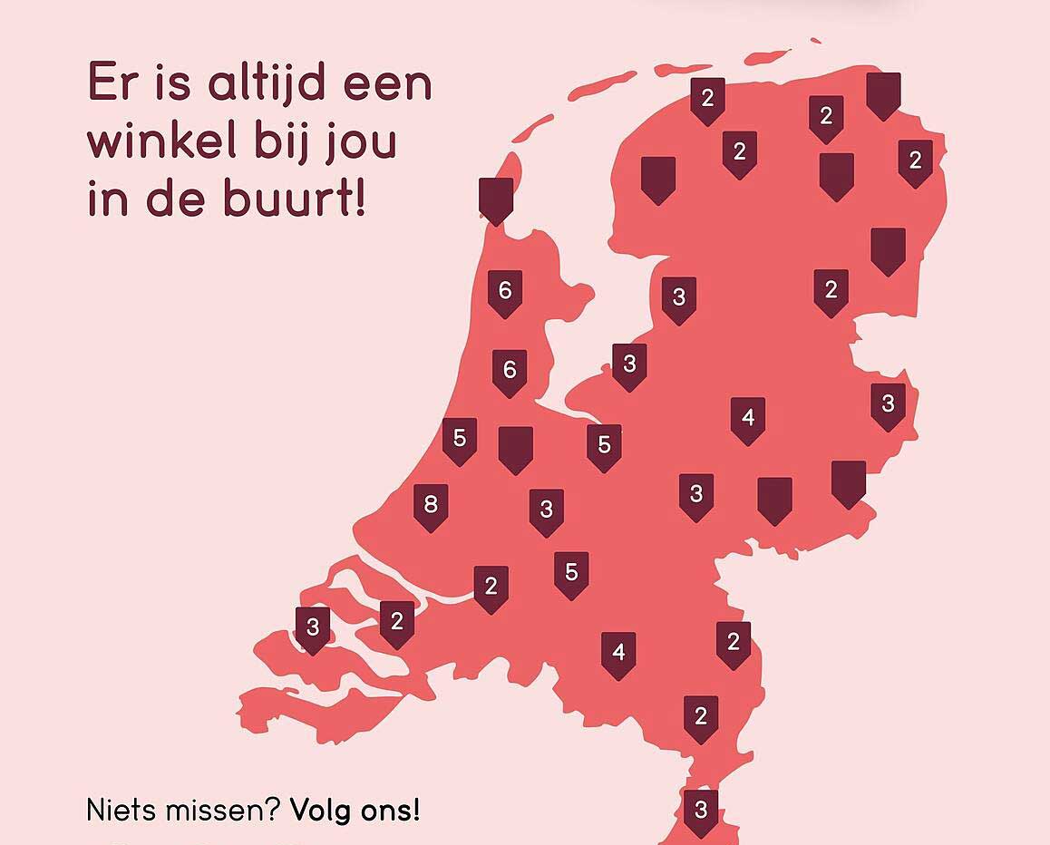 Er is altijd een winkel bij jou in de buurt!