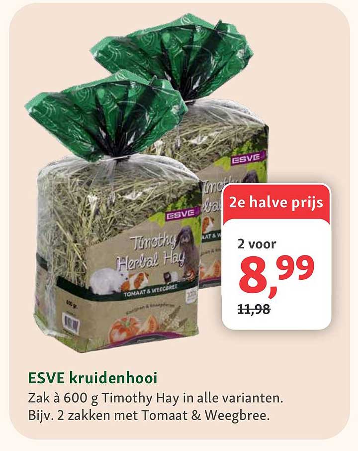 ESVE kruidenhooi 2e halve prijs