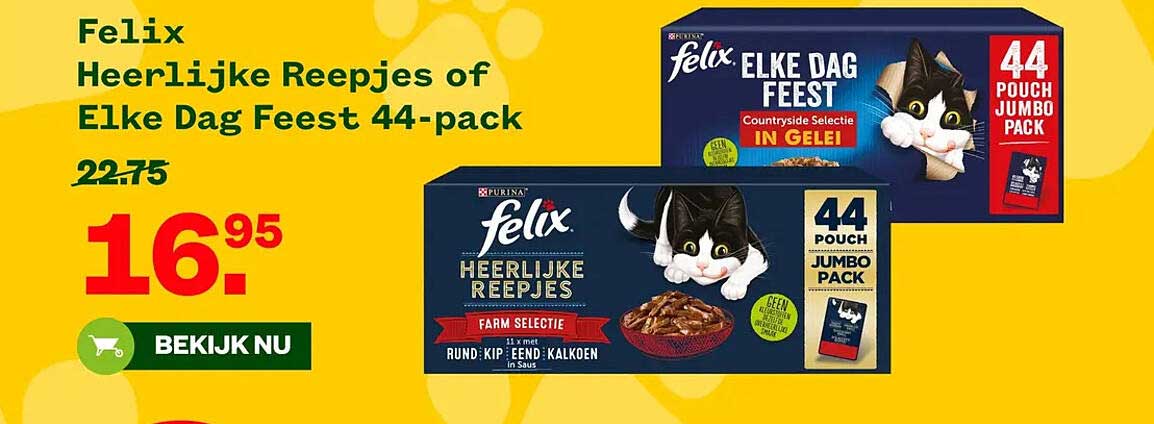 Felix Heerlijke Reepjes of Elke Dag Feest 44-pack
