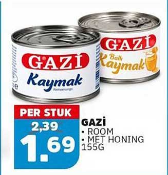 GAZI ROOM MET HONING 155G